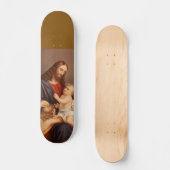 Jesus Christus mit den Kindern Skateboard (Vorderseite)