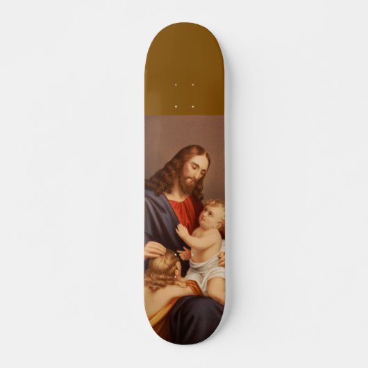 Jesus Christus mit den Kindern Skateboard (Vorne)