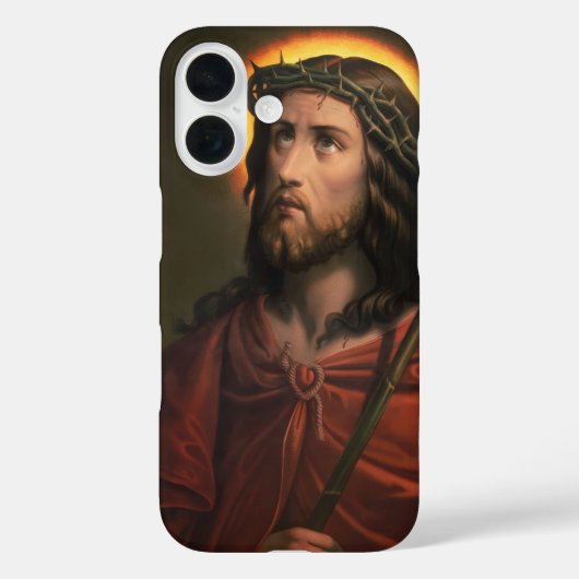 Jesus Christus mit der Krone von Thorns Case-Mate iPhone Hülle (Rückseite)