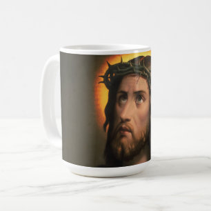 Jesus Christus mit der Krone von Thorns Kaffeetasse