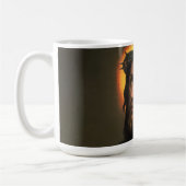 Jesus Christus mit der Krone von Thorns Kaffeetasse (Links)
