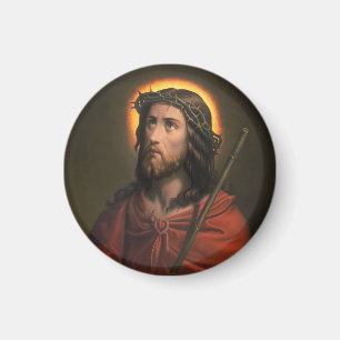 Jesus Christus mit der Krone von Thorns Magnet
