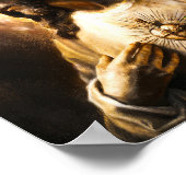 Jesus Christus mit der Krone von Thorns Poster (Ecke)