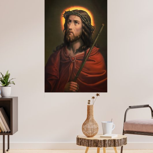 Jesus Christus mit der Krone von Thorns Poster (Wohnzimmer 3)