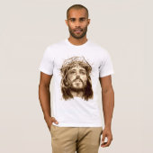 Jesus Christus mit Dornenkrone T-Shirt (Vorne ganz)