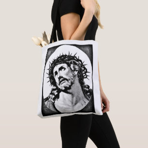 Jesus Christus mit Dornkrone Vintag religiös Tasche