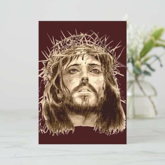 Jesus Christus mit einer Krone von Thorns (Stehend Vorderseite)