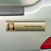 Jesus Christus mit einer Krone von Thorns Autoaufkleber (Auf Auto)