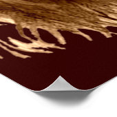 Jesus Christus mit einer Krone von Thorns Poster (Ecke)