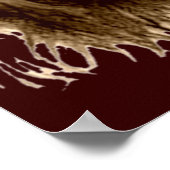 Jesus Christus mit einer Krone von Thorns Poster (Ecke)