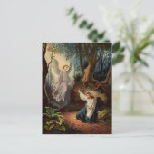 Jesus Christus mit Engel Postkarte (Stehend Vorderseite)