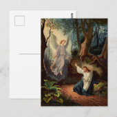 Jesus Christus mit Engel Postkarte (Vorne/Hinten)