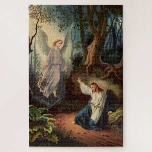 Jesus Christus mit Engel Puzzle