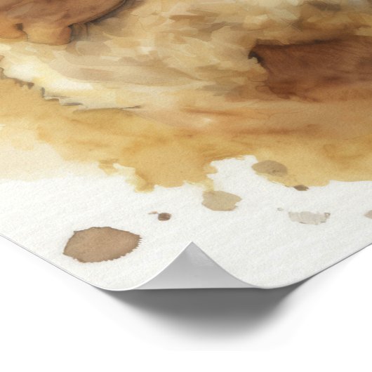 Jesus Christus mit Lamb Poster (Ecke)