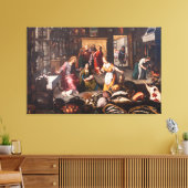 Jesus Christus mit Martha und Mary - Joos Goemaere Leinwanddruck (Insitu (Wohnzimmer))