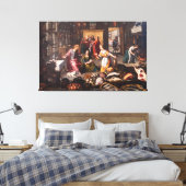 Jesus Christus mit Martha und Mary - Joos Goemaere Leinwanddruck (Insitu (Schlafzimmer))