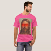 Jesus Christus mit roten Augen T-Shirt (Vorne ganz)