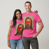 Jesus Christus mit roten Augen T-Shirt (Unisex)