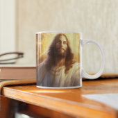 Jesus Christus mit Sternen und Licht Version 5 Kaffeetasse