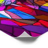 Jesus Christus Mosaikkunst Poster (Ecke)