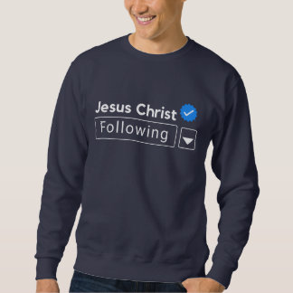 Jesus Christus nach der Bibel Verse Glaube Christl Sweatshirt
