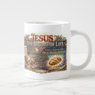 Jesus Christus offenbart die Wahrheit vom Brot des Jumbo-Tasse