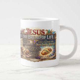 Jesus Christus offenbart die Wahrheit vom Brot des Jumbo-Tasse