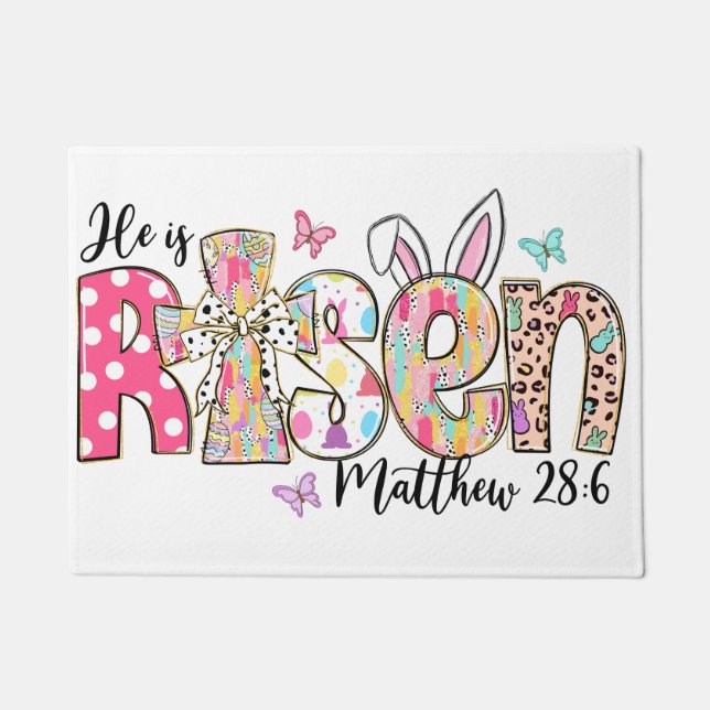 Jesus Christus Ostern Jesus Christlichen Männer, F Fußmatte (Vorderseite)