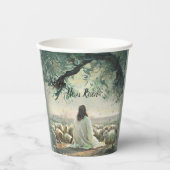 Jesus Christus Ostern Katholisch religiös  Pappbecher (Vorderseite)