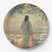 Jesus Christus Ostern Katholisch religiös Pappteller (Vorderseite)