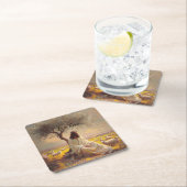 Jesus Christus Ostern katholisch religiös  Rechteckiger Pappuntersetzer (Vor Ort)