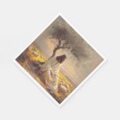 Jesus Christus Ostern katholisch religiös Serviette (Ecke)