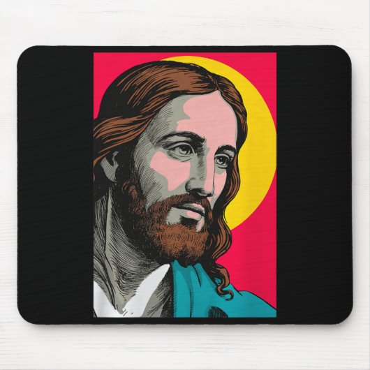 Jesus Christus P Kunst Religiöses Ostern & Wei Mousepad (Vorne)