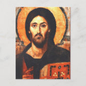 Jesus Christus Pantokator, Herrscher des gesamten Postkarte (Vorderseite)
