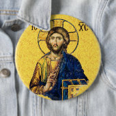 Jesus Christus Pantokrator Button (Beispiel)