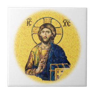 Jesus Christus Pantokrator Fliese