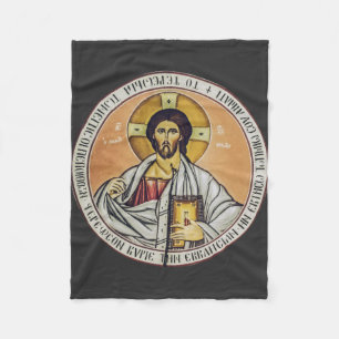 Jesus Christus Pantokrator Kuppel der Kirche Fleecedecke