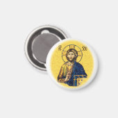 Jesus Christus Pantokrator Magnet (Vorderseite/Rückseite)