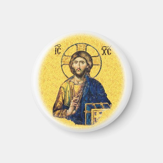 Jesus Christus Pantokrator Magnet (Vorne)