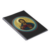 Jesus Christus Pantokrator Notizblock (Rechte Seite)