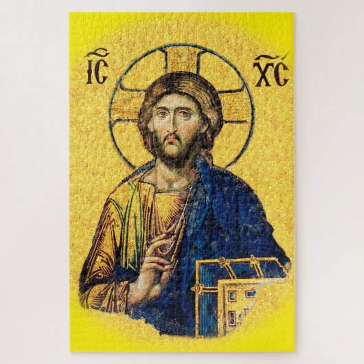 Jesus Christus Pantokrator Puzzle (Vertikal)