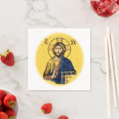 Jesus Christus Pantokrator Serviette (Beispiel)