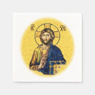 Jesus Christus Pantokrator Serviette