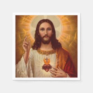 Jesus Christus-Papier Napkins Serviette