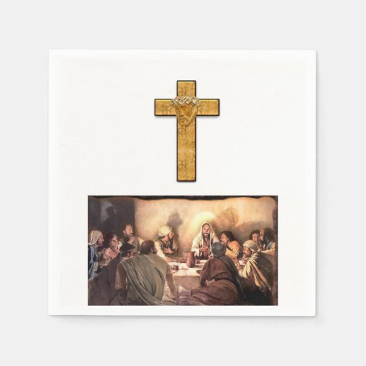 Jesus Christus Papiertücher Serviette (Vorderseite)