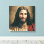 Jesus Christus Portrait auf der Leinwand 12x12 (Insitu (Holzboden))