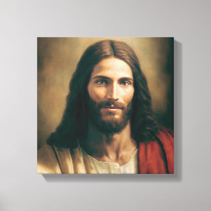 Jesus Christus Portrait auf der Leinwand 12x12