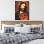 Jesus Christus, Portrait von Heinrich Hofmann Leinwanddruck (Insitu (Schlafzimmer))
