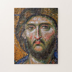 Jesus-Christus-Porträt mittelalterliches Mosaik Vi Puzzle
