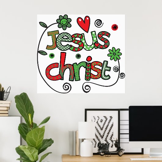 Jesus Christus Poster (Heimbüro)